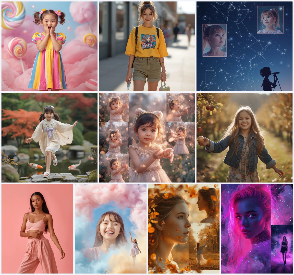 Best 10 Beautiful Girl’s AI Prompts for Dreamy Firefly Night Photography | Gemini traditional Prompt