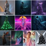 Best 10 Cool Saree AI Prompts for Urban Chic Fashion with Sunglasses | prompt for Gemini AI girl in traditional dress