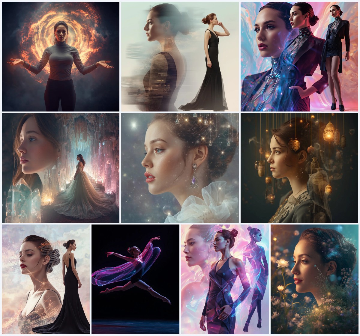 New 10 AI Prompts for Stylish Women with Street Art Backdrops and Edgy Fashion | gemini prompt
