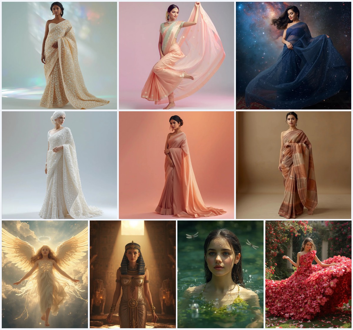 Top 10 AI Prompts for Radiant Indian Girls in Traditional Kathak Dance Attire | prompt for girl pic in english