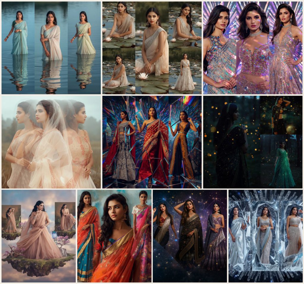 Best 10 Vibrant Saree AI Prompts for Joyful Festival Celebrations
